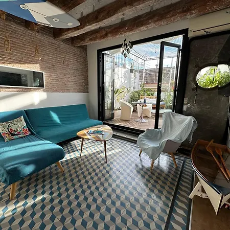 Amazing Attic With Style, Terasse In The Heart Of The Gothic Quarter! Lägenhet